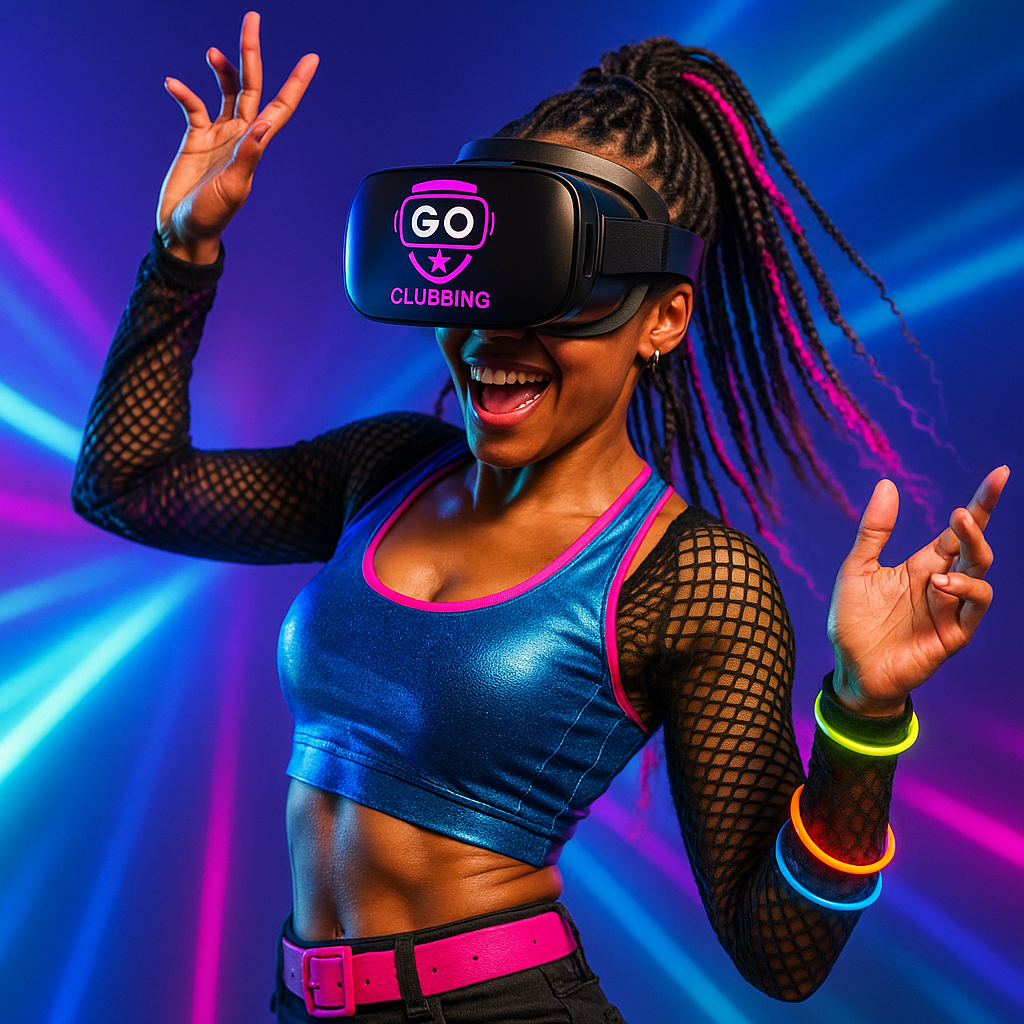 Dancer enjoying GO CLUBBING in VR